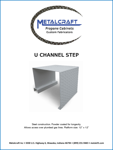 Metalcraft Profile Sheet - U Channel Step